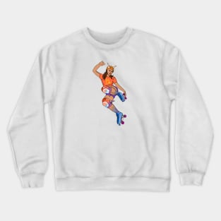 Capricorn Rollergirl Crewneck Sweatshirt